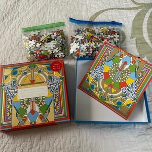 Frank Lloyd Wright Peacock Rug 500-Piece Puzzle